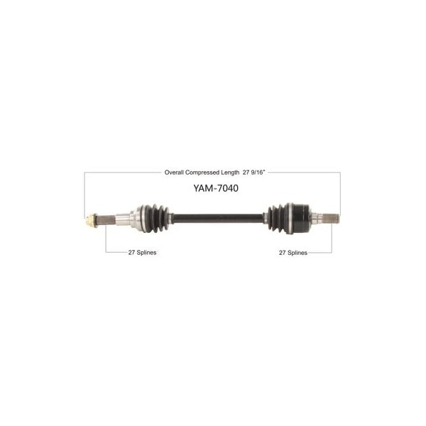 Wide Open OE Replacement CV Axle for YAM REAR L/R WOLVERINE X2/X4 18-19 YAM-7040 - main